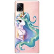 Чехол BoxFace со стразами Xiaomi Civi / Civi 1S Unicorn Queen