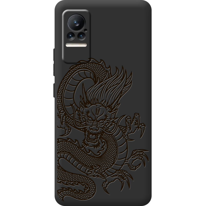 Черный чехол BoxFace Xiaomi Civi / Civi 1S Chinese Dragon