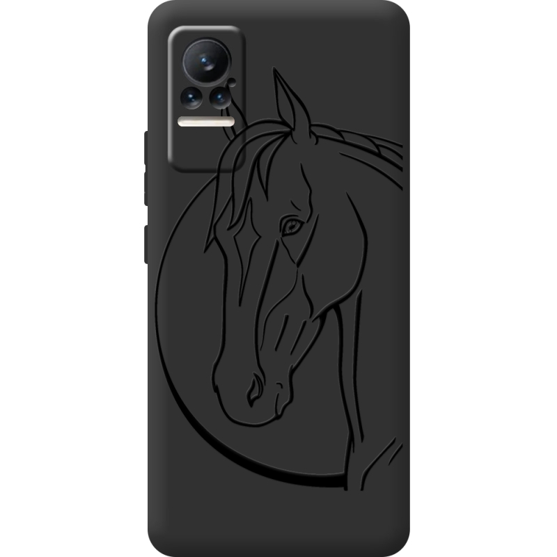 Черный чехол BoxFace Xiaomi Civi / Civi 1S Horse