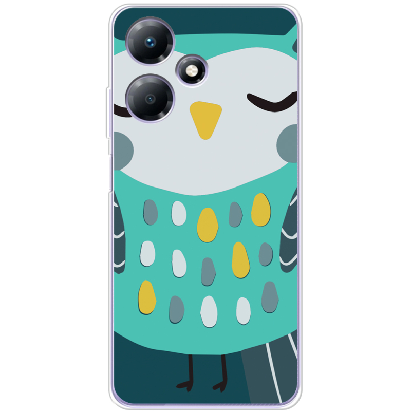 Чехол BoxFace Infinix Hot 30 Play Green Owl