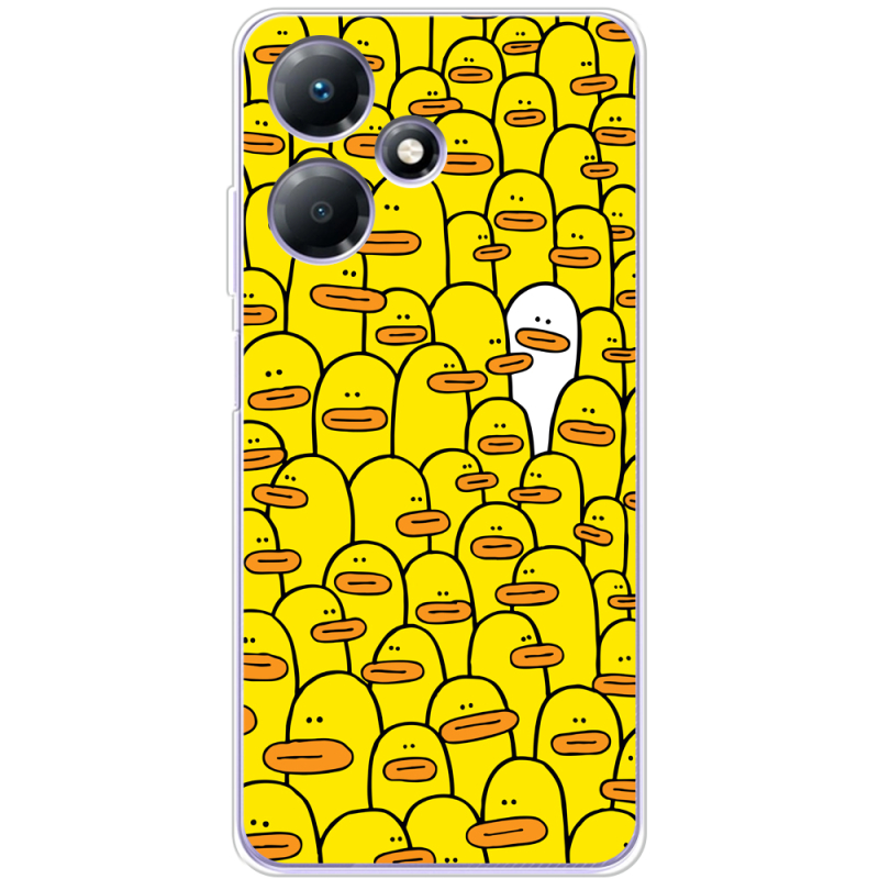 Чехол BoxFace Infinix Hot 30 Play Yellow Ducklings