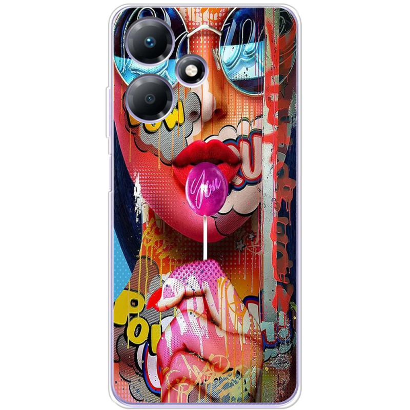 Чехол BoxFace Infinix Hot 30 Play Colorful Girl