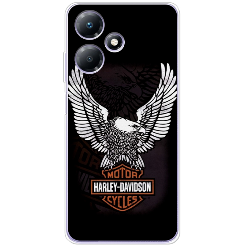 Чехол BoxFace Infinix Hot 30 Play Harley Davidson and eagle