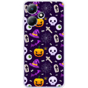 Чехол BoxFace Infinix Hot 30 Play Halloween Purple Mood