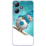 Чехол BoxFace Infinix Hot 30 Play Skier Snowman