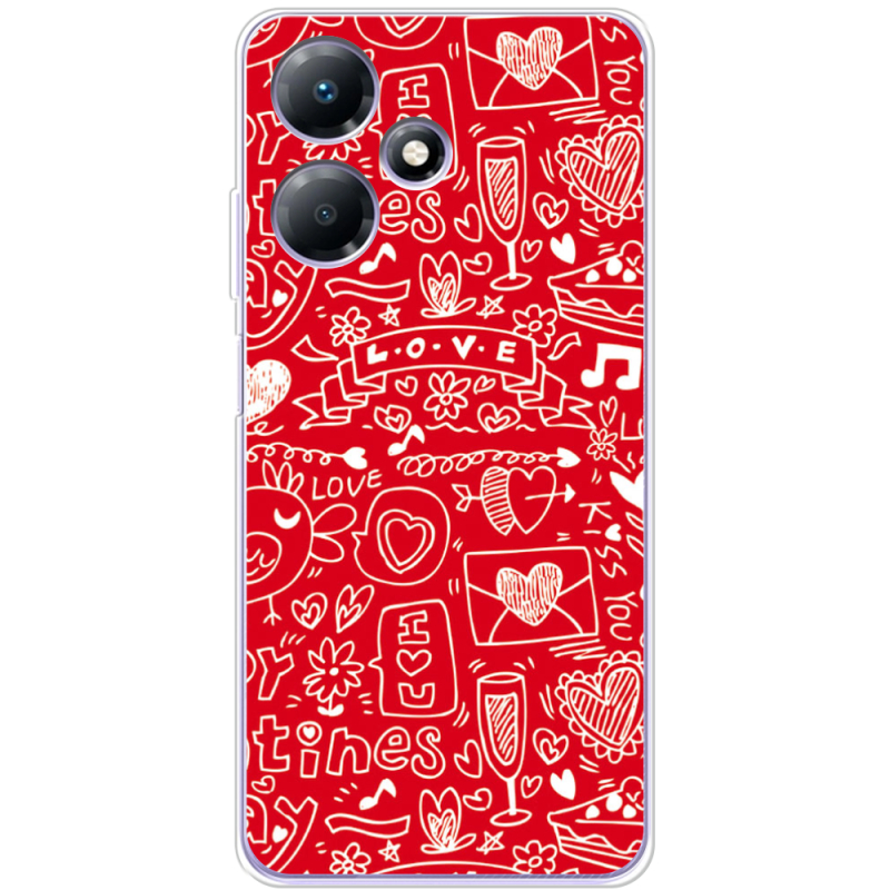 Чехол BoxFace Infinix Hot 30 Play Happy Valentines