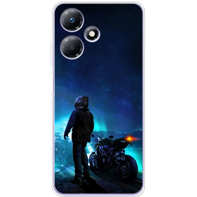 Чехол BoxFace Infinix Hot 30 Play Motorcyclist