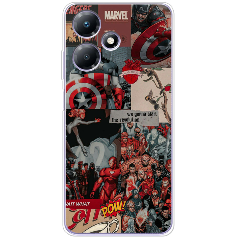 Чехол BoxFace Infinix Hot 30 Play Marvel Avengers