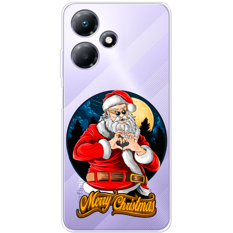 Прозрачный чехол BoxFace Infinix Hot 30 Play Cool Santa