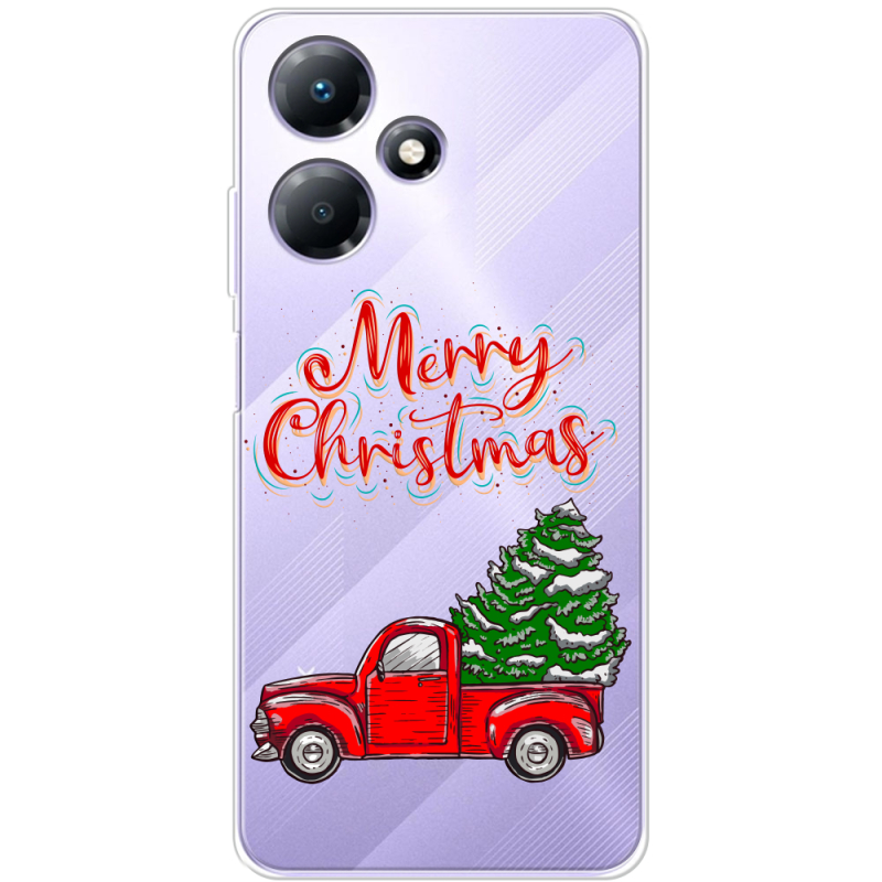 Прозрачный чехол BoxFace Infinix Hot 30 Play Holiday Car