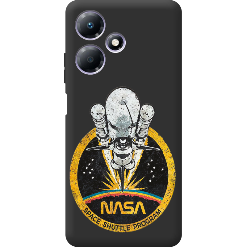 Черный чехол BoxFace Infinix Hot 30 Play NASA Spaceship