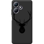 Черный чехол BoxFace Infinix Hot 30 Play Deer