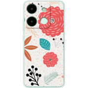 Чехол BoxFace Infinix Smart 7 Line Flowers