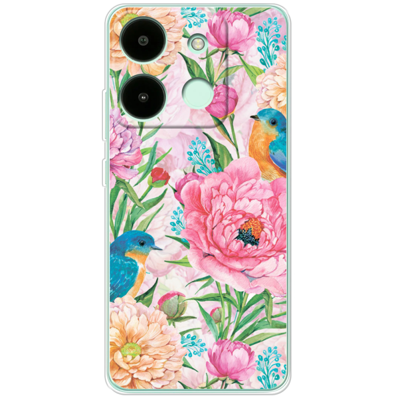 Чехол BoxFace Infinix Smart 7 Birds in Flowers