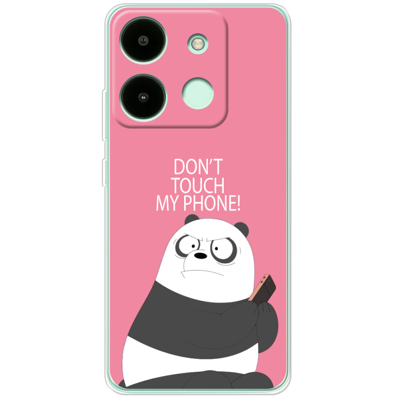 Чехол BoxFace Infinix Smart 7 Dont Touch My Phone Panda