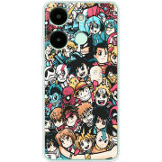 Чехол BoxFace Infinix Smart 7 Anime Stickers