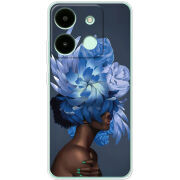 Чехол BoxFace Infinix Smart 7 Exquisite Blue Flowers