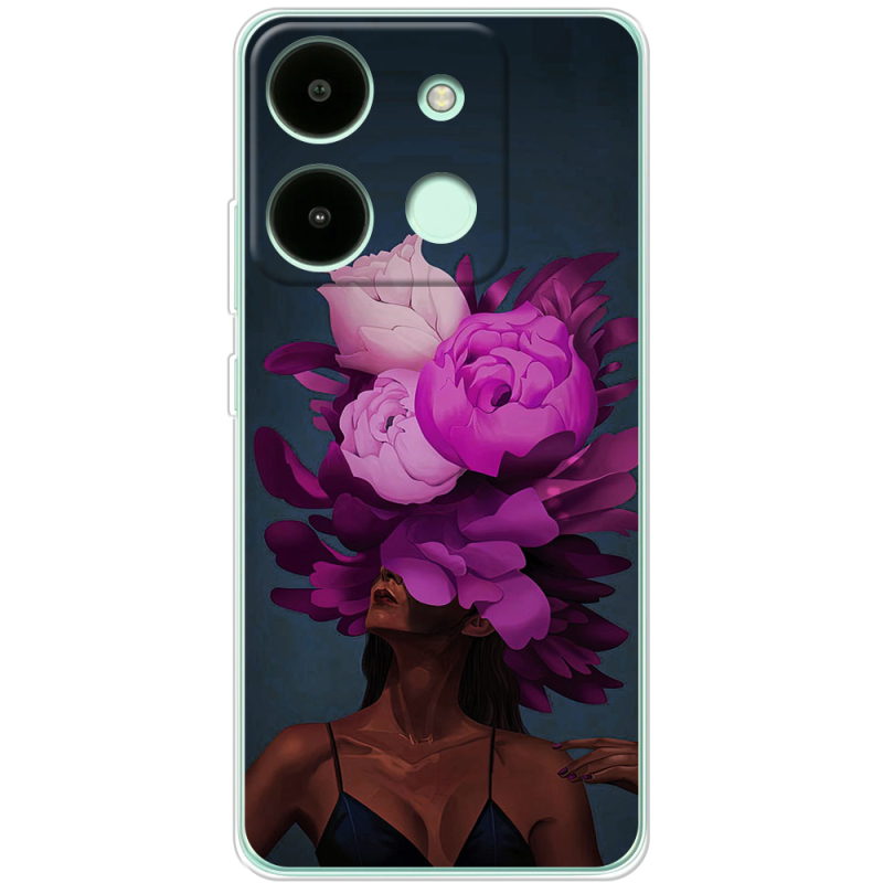 Чехол BoxFace Infinix Smart 7 Exquisite Purple Flowers