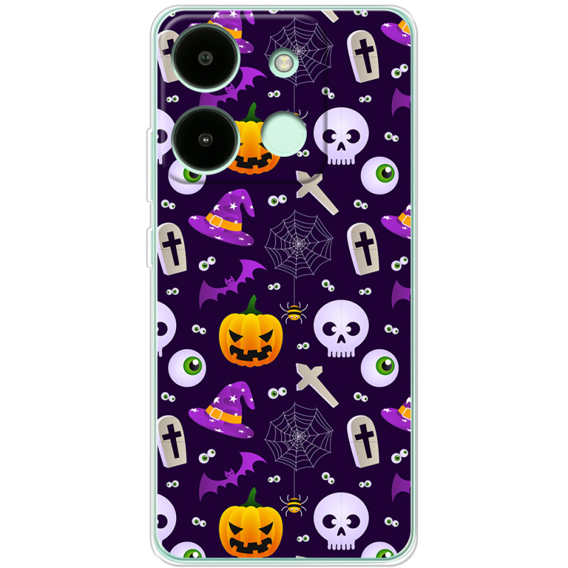 Чехол BoxFace Infinix Smart 7 Halloween Purple Mood