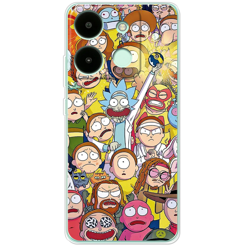 Чехол BoxFace Infinix Smart 7 Rick and Morty