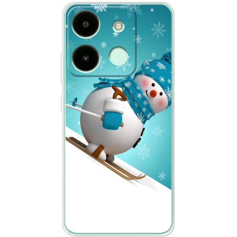 Чехол BoxFace Infinix Smart 7 Skier Snowman