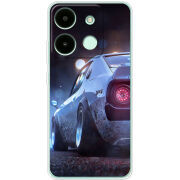 Чехол BoxFace Infinix Smart 7 Silver Car