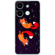 Чехол BoxFace Infinix Smart 7 Fox-Astronauts