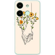 Чехол BoxFace Infinix Smart 7 Flower Hands