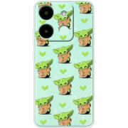 Прозрачный чехол BoxFace Infinix Smart 7 Pattern Baby Yoda