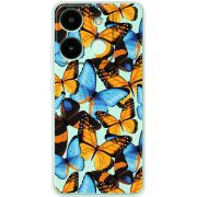 Прозрачный чехол BoxFace Infinix Smart 7 Butterfly Morpho