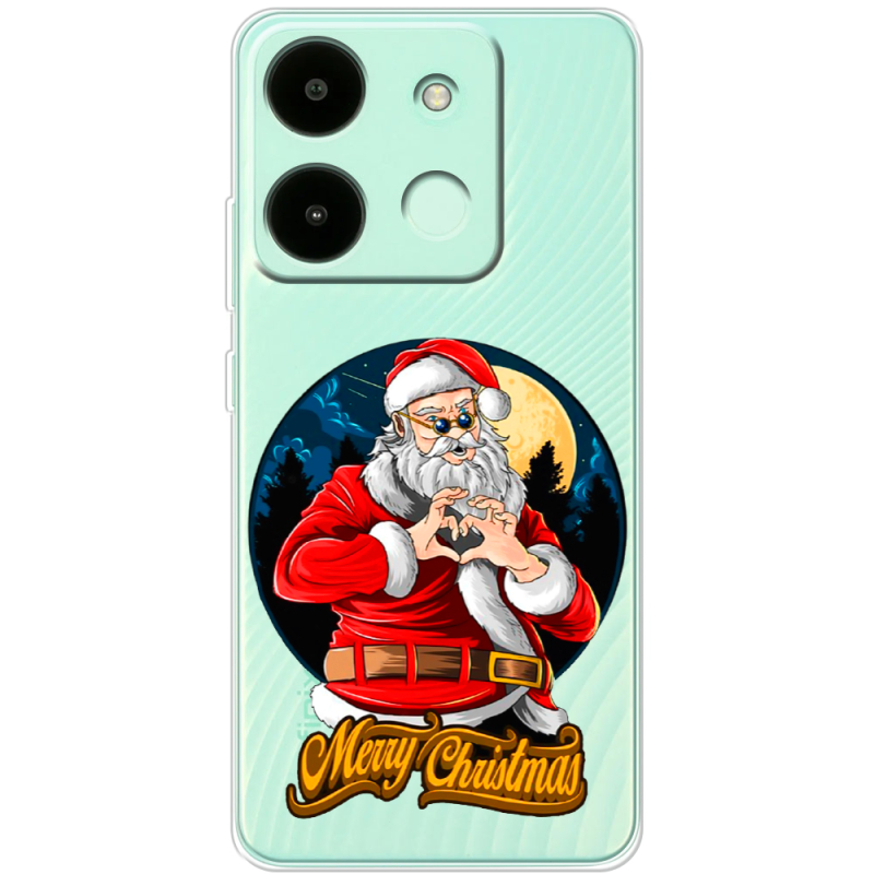 Прозрачный чехол BoxFace Infinix Smart 7 Cool Santa