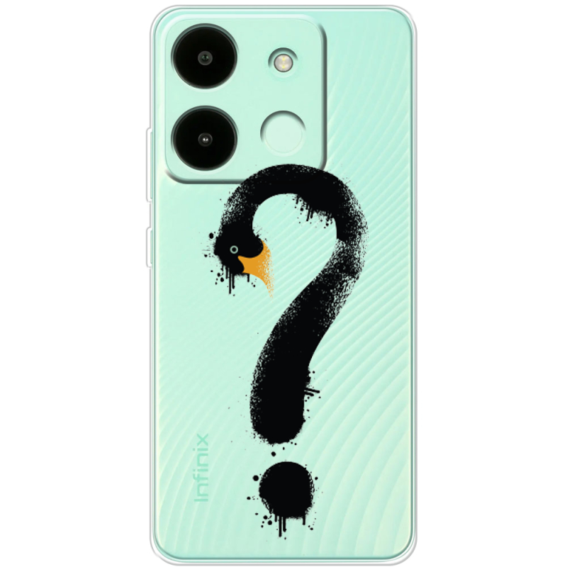 Прозрачный чехол BoxFace Infinix Smart 7 Swan question