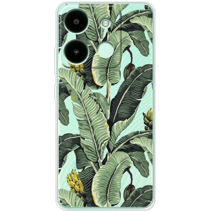 Прозрачный чехол BoxFace Infinix Smart 7 Banana Leaves