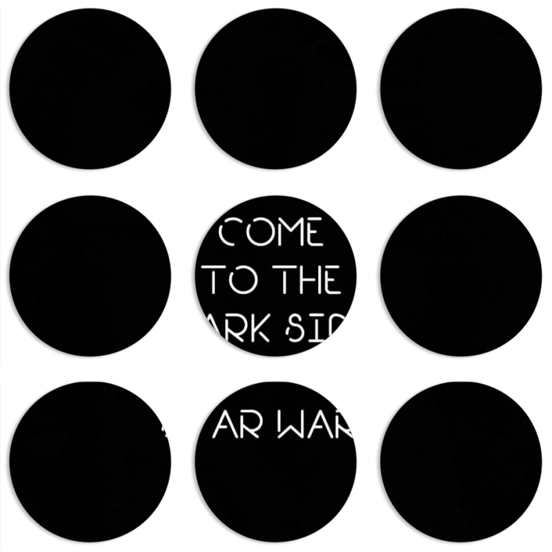 Магнитные фотопазлы круги d55 набор 9 штук 