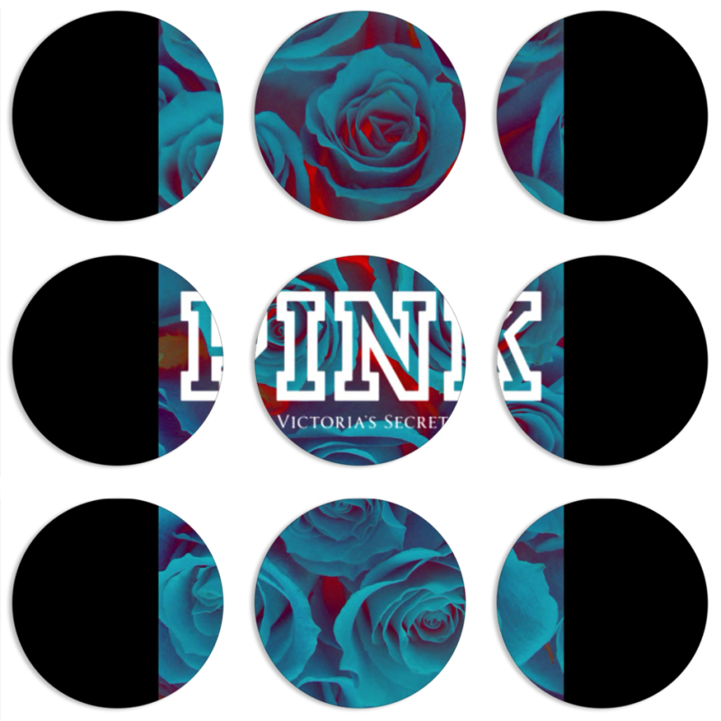 Магнитные фотопазлы круги d55 набор 9 штук 