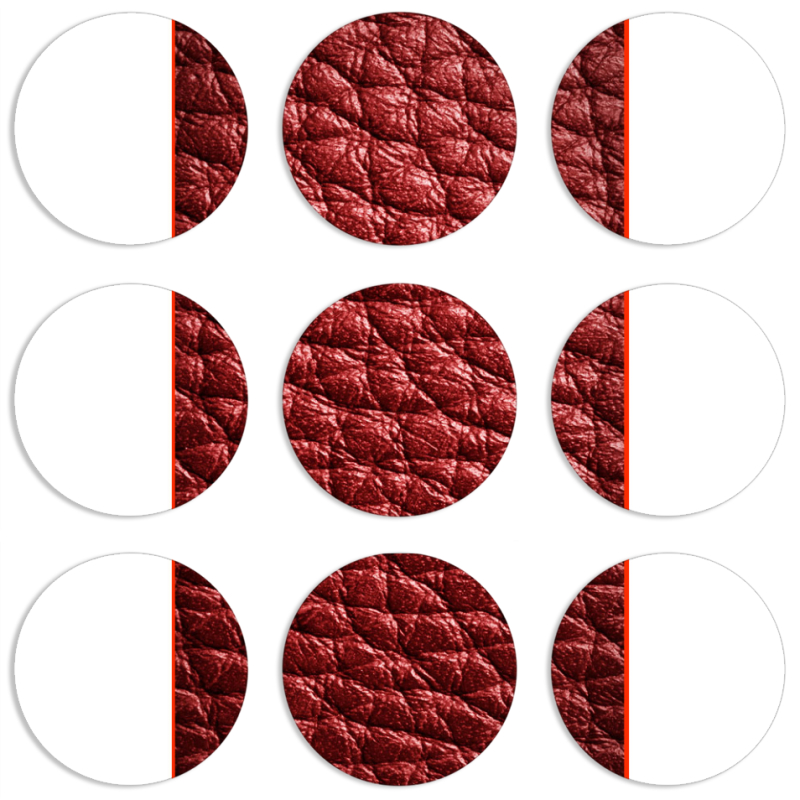 Магнитные фотопазлы круги d55 набор 9 штук 