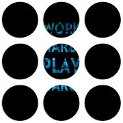 Магнитные фотопазлы круги d55 набор 9 штук 