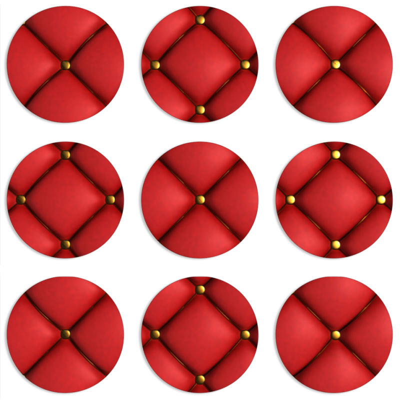 Магнитные фотопазлы круги d55 набор 9 штук 