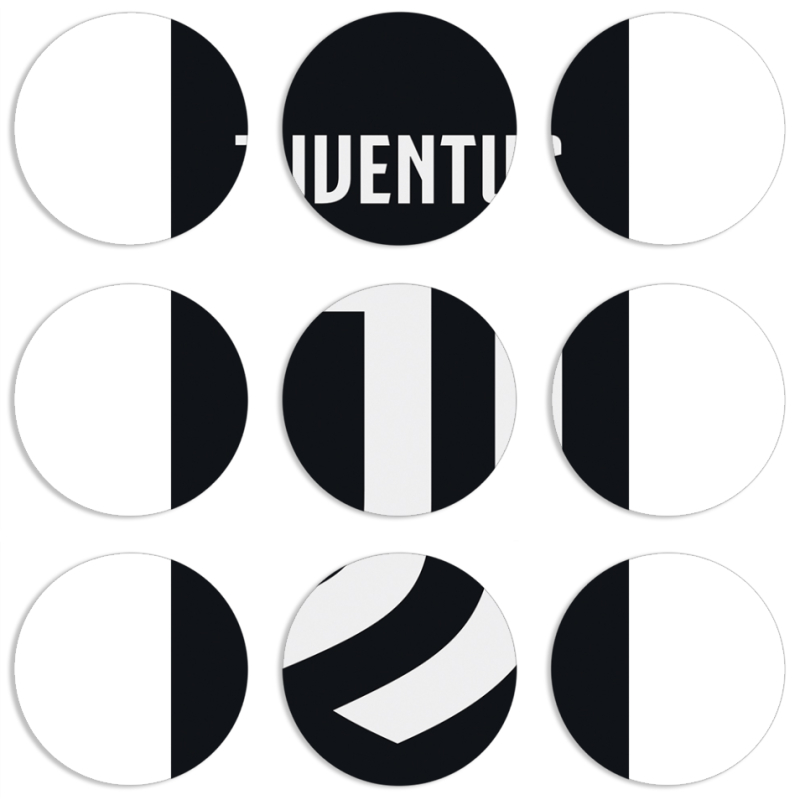 Магнитные фотопазлы круги d55 набор 9 штук FC J