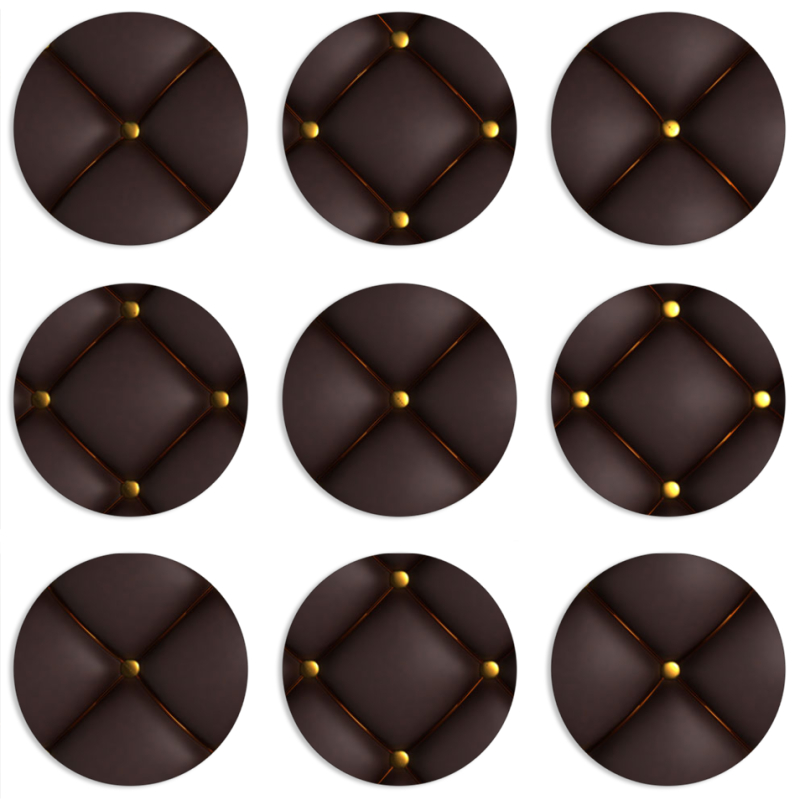 Магнитные фотопазлы круги d55 набор 9 штук 