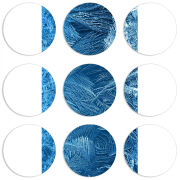 Магнитные фотопазлы круги d55 набор 9 штук 