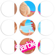 Магнитные фотопазлы круги d55 набор 9 штук Barbie 2023