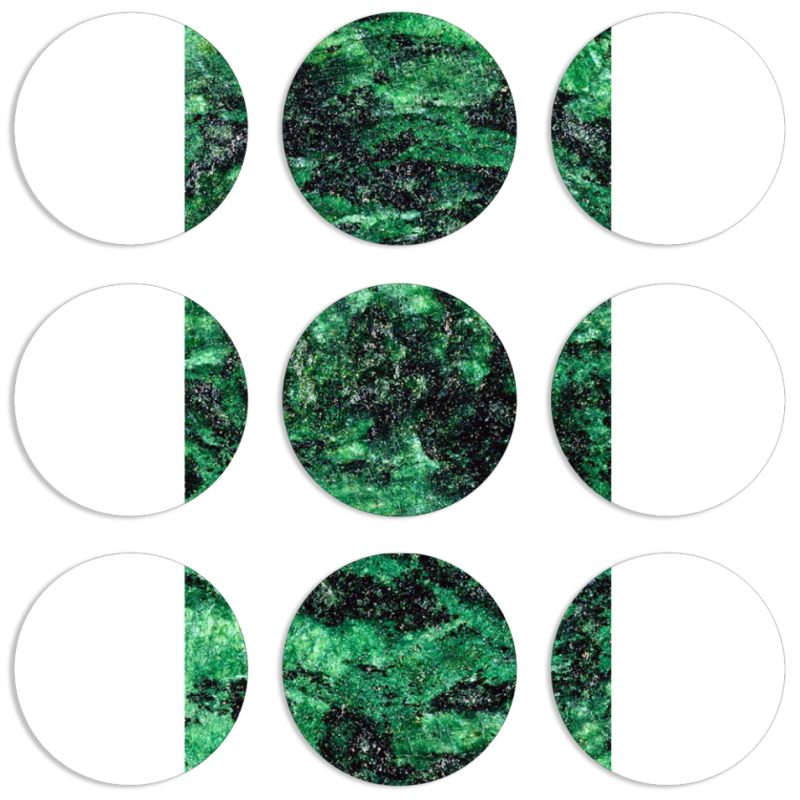 Магнитные фотопазлы круги d55 набор 9 штук 