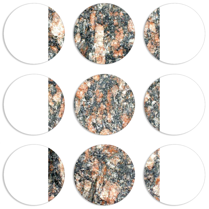 Магнитные фотопазлы круги d55 набор 9 штук 