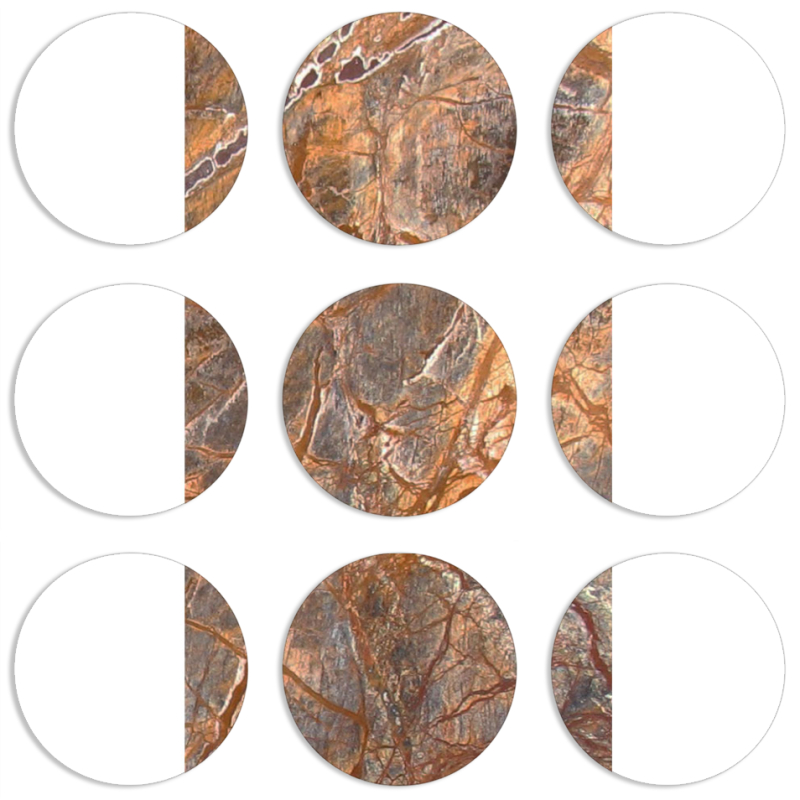 Магнитные фотопазлы круги d55 набор 9 штук 