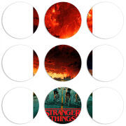 Магнитные фотопазлы круги d55 набор 9 штук 