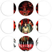 Магнитные фотопазлы круги d55 набор 9 штук 