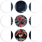 Магнитные фотопазлы круги d55 набор 9 штук 