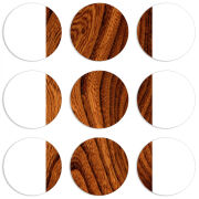 Магнитные фотопазлы круги d55 набор 9 штук 