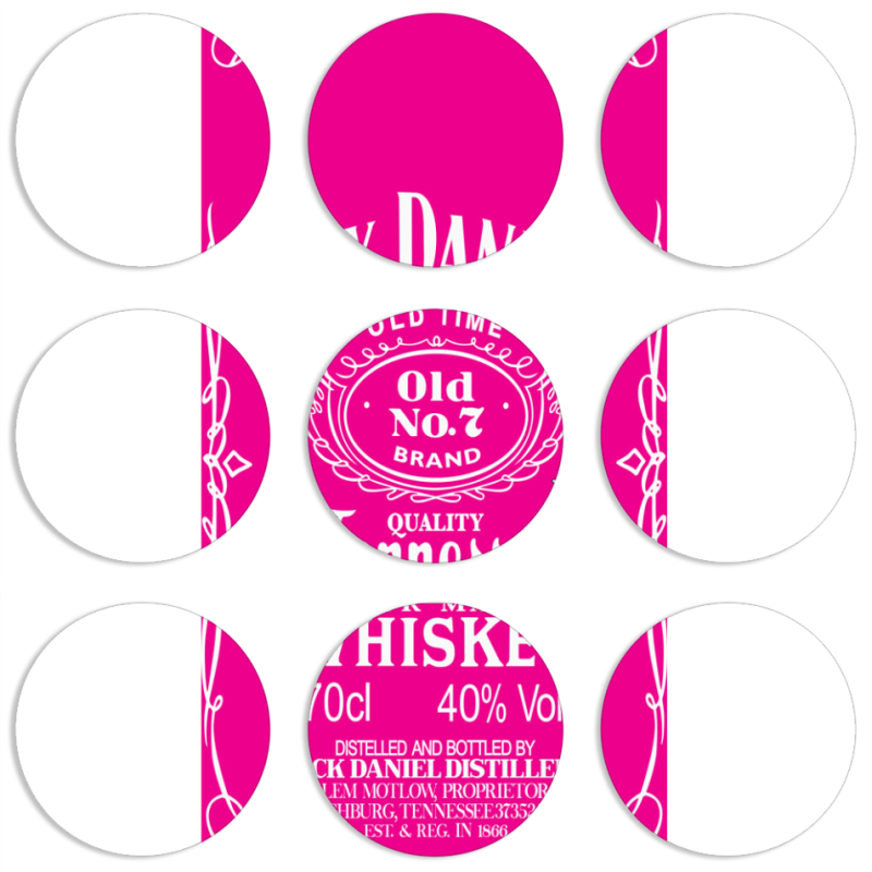 Магнитные фотопазлы круги d55 набор 9 штук 